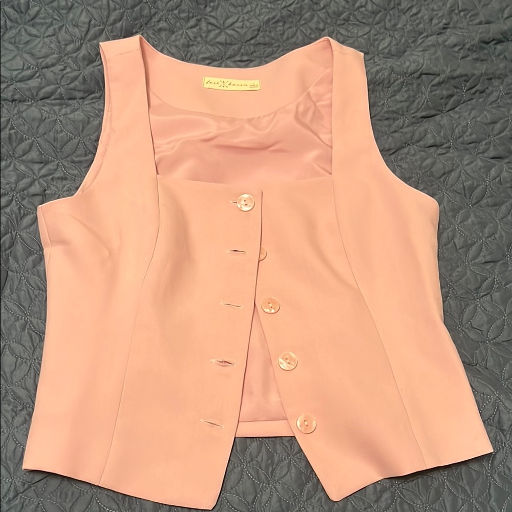 Fair Harbor Pink Sleeveless Blouse
